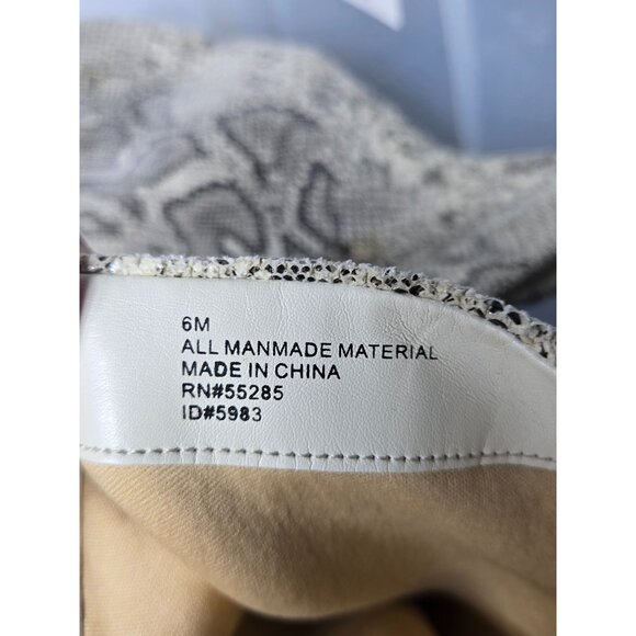 Express Womens Vegan Leather Stovepipe Knee High Boots Heels Size 6 Sexy Date - Picture 5 of 11